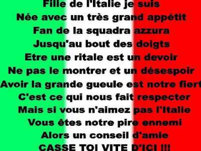 VIve l'italie