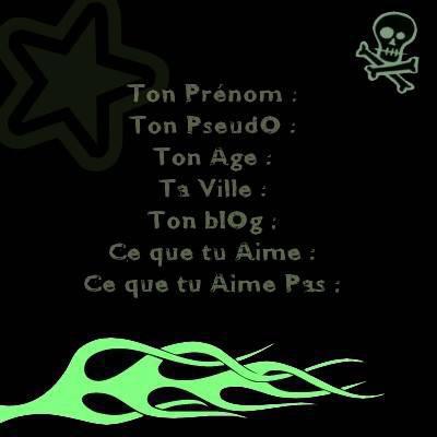 petit questionaire