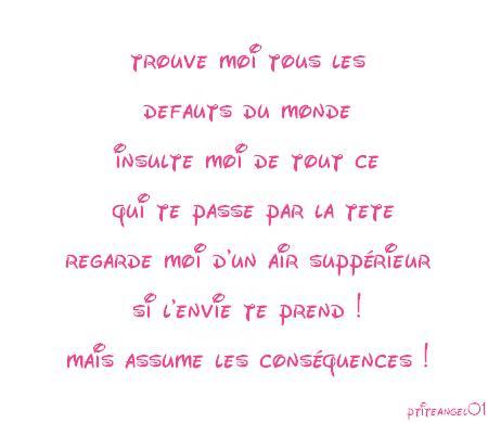 assume ce ke tu f&eacute; !!