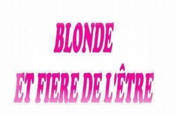blonde et alors ?!