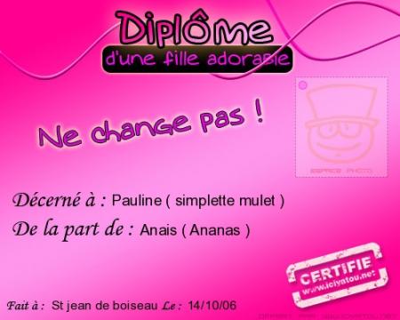 pour ma chiwie ke j'aime foreuuuuuh !