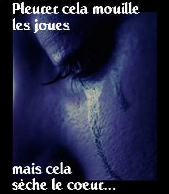 pleurer ....