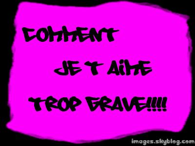ze t'aime croooo ma pauline !