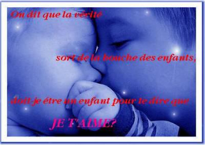 on dit que la v&eacute;rit&eacute; sort de la bouche des enfants