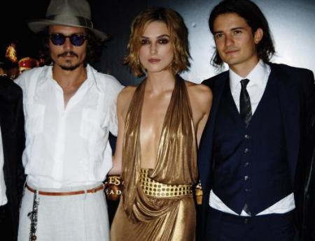 Johnny, Keira et Orlando
