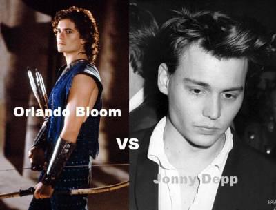 orlando bloom vs johnny depp