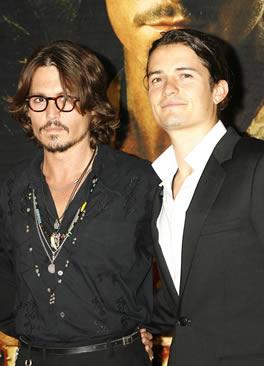 Johnny Depp & Orlando Bloom