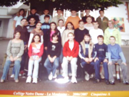 ma classe de cinquimeme A