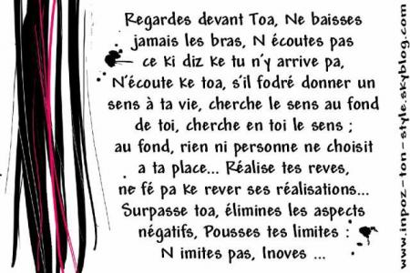 c ta vie !